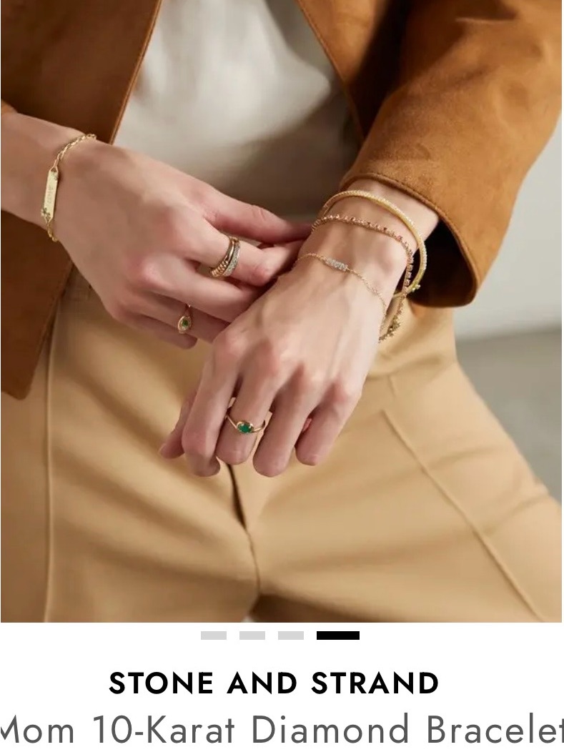 Nwt Stone And Strand “Mom” 10k Bracelet — image 4 of 8